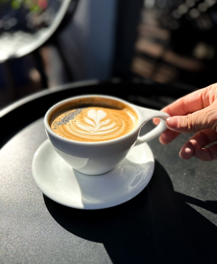 Lemma Coffee latte in a cup