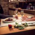 Couple dining on Valentine's Day