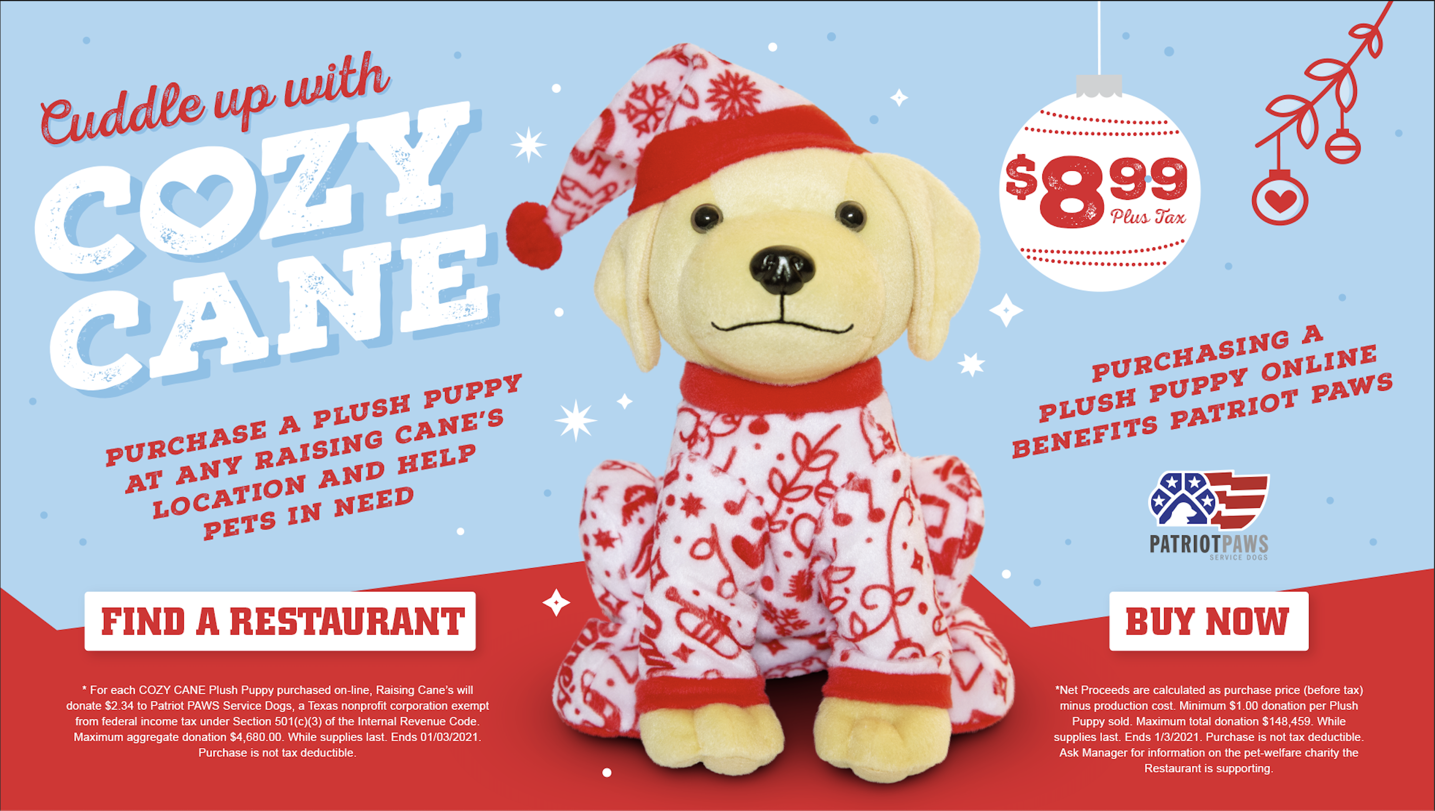 raising cane's plush