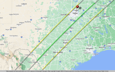 2024 Total Eclipse Hotel Deals In Plano TX Plano Insider   Map Texas 2024 Plano 395x250 