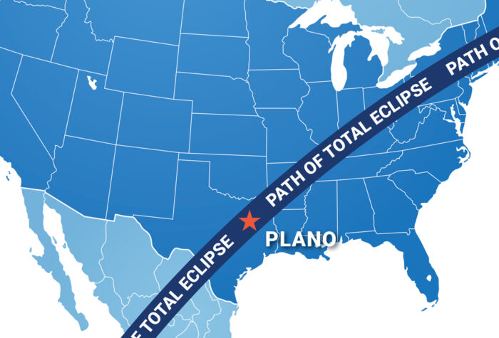 Total Eclipse Path Illustration