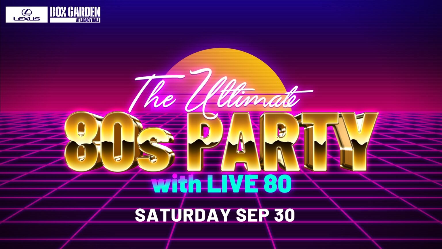 Live 80 The Ultimate 80s Experience