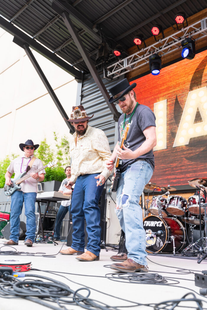 Live band at Legacy Hall Boots & BBQ Memorial Day party