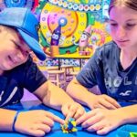 Texas Wanderers kids playing at Crayola Experience in Plano, TX