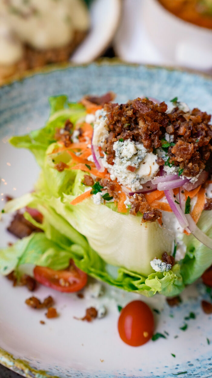 Couple in the Kitchen at Haywire in Plano - salad